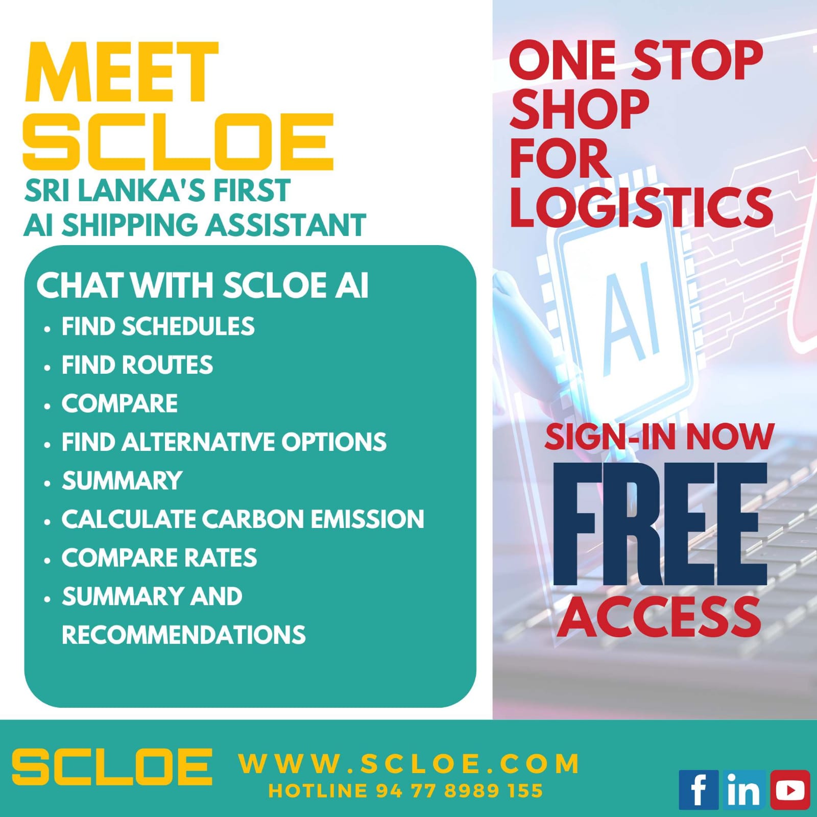 Logistics Made Simple with SCLOE AI