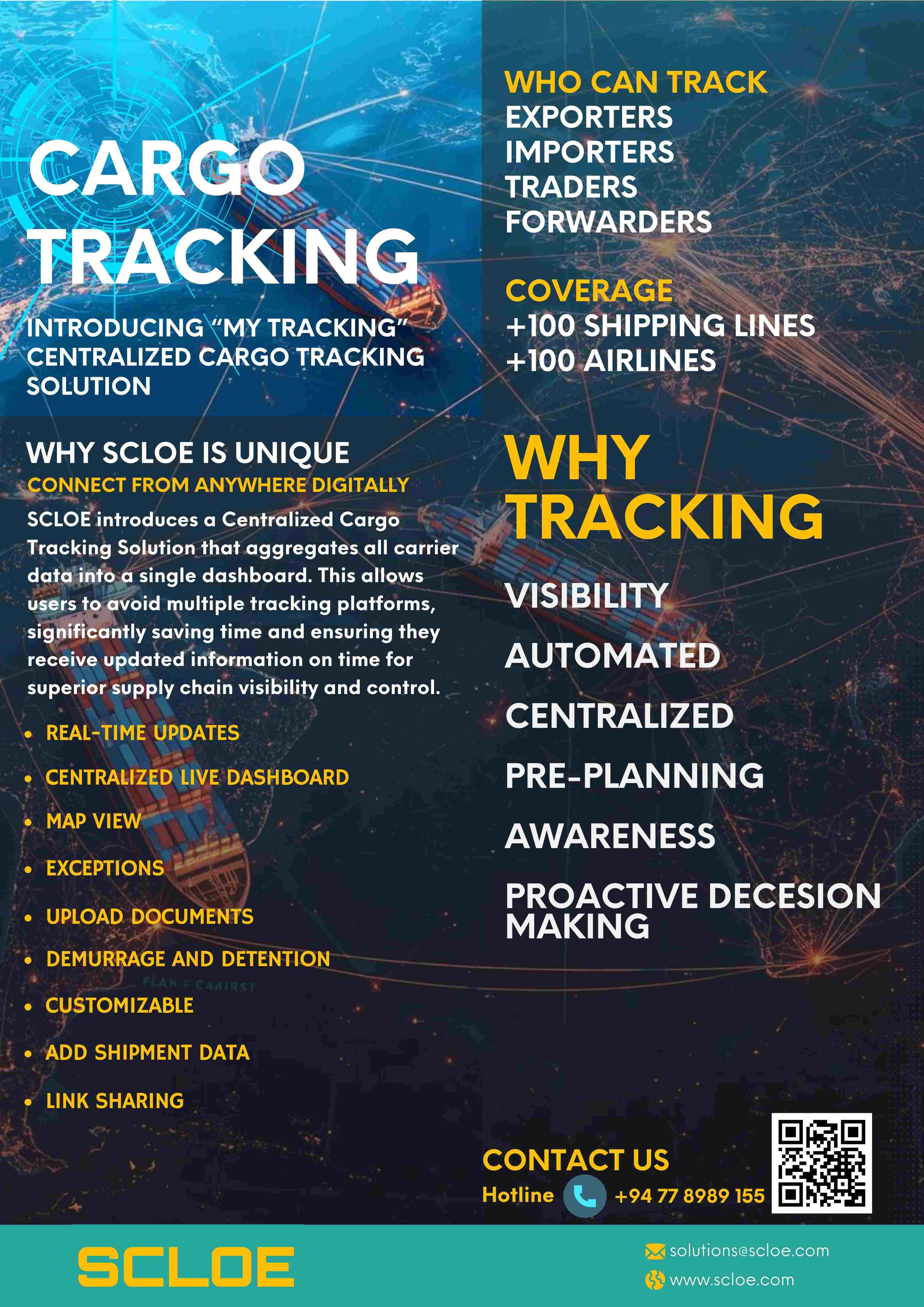 Introducing SCLOE Tracking – “My Tracking” | Single-Window Tracking Dashboard